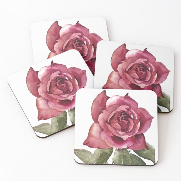 Item preview, Full Rose Watercolor Illustration designed and sold by epeyotte.