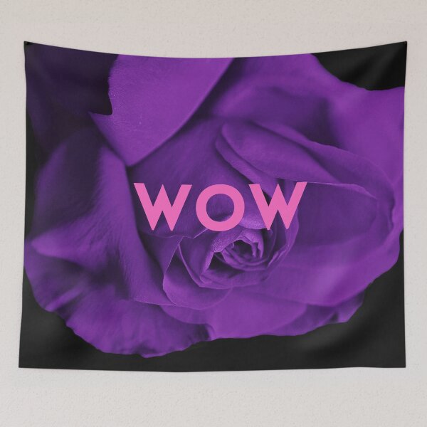 Item preview, Wow Purple Rose  designed and sold by BohoMoon.