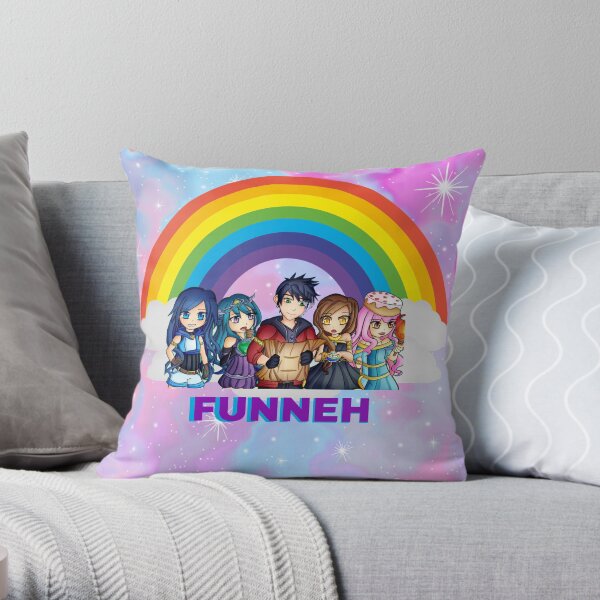 Itsfunneh krew game Throw Pillow