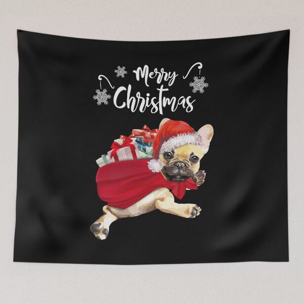 Artikelvorschau, Französische Bulldogge Weihnachtsgeschenke und frohe Weihnachten entworfen und verkauft von Collagedream.