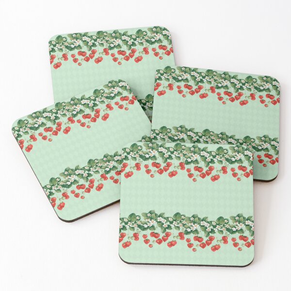 Item preview, strawberry garden party mint green classic lolita cottage core designed and sold by Vivien Merveilles.