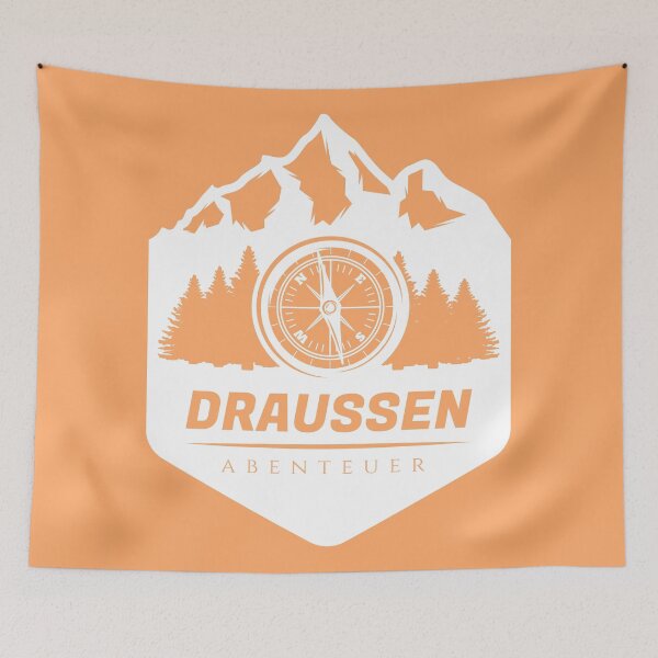 Item preview, Outdoor adventure | German hiking | black hiking t-shirt designed and sold by Ainbowz-Artwork.