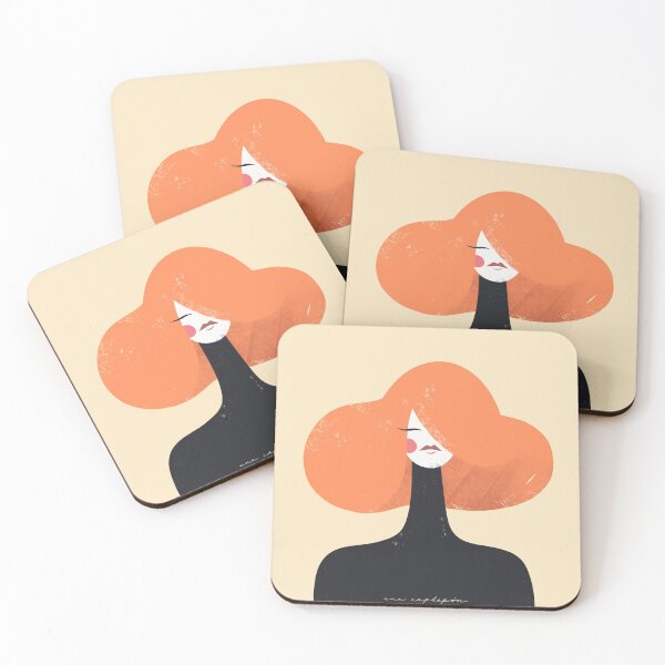 Item preview, Woman with orange hair designed and sold by Ana  Capdepón.
