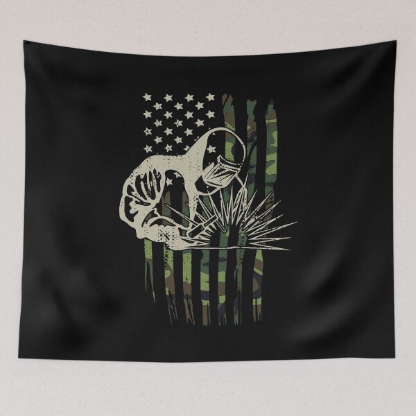 Item preview, Welding Patriotic Camouflage American Flag Welder designed and sold by Vanover Designs.