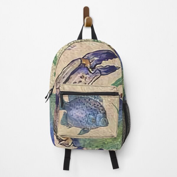 Item preview, Blue Crab and Fish designed and sold by IssyDesigns.