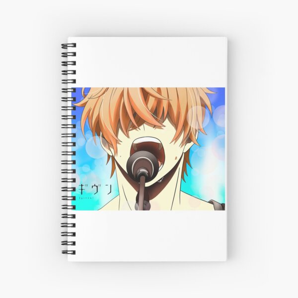 Given Spiral Bound Notebook Journal Diary Gift for Fans Diary Given Anime