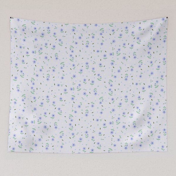 Item preview, Blue and purple flower pattern phone case by JazzCats  designed and sold by jazzcats.