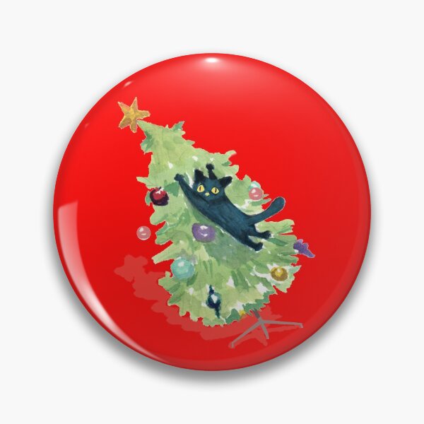 Item preview, Funny Merry Christmas Tree Cat designed and sold by florencethefool.