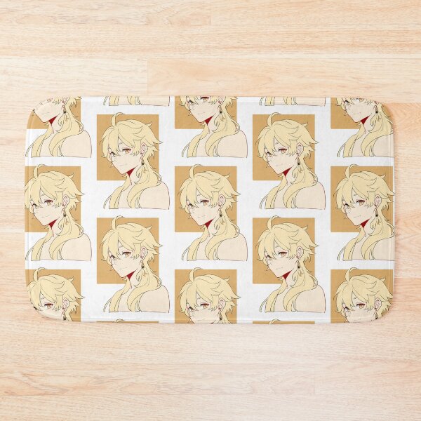 Item preview, Genshin Impact - Aether Long Hair with Background designed and sold by MykaAndSalmon.