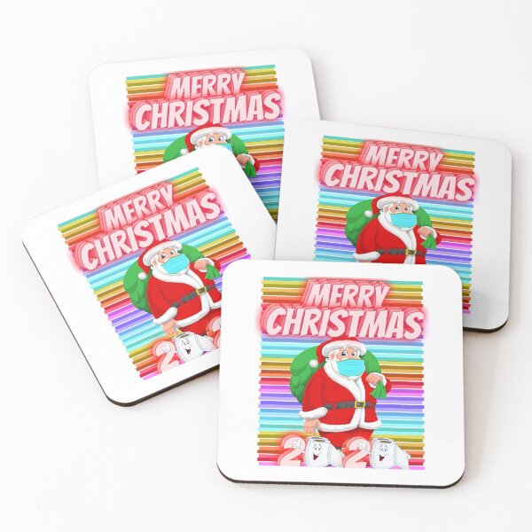 Item preview, Santa with Face Mask and Toilet Paper Funny Christmas 2020 designed and sold by Mr. L.S.