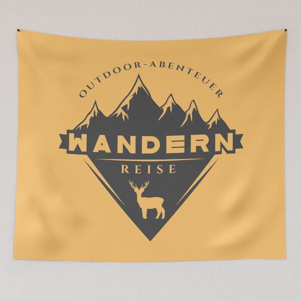 Item preview, Outdoor adventure | Hiking trip | German hiking designed and sold by Ainbowz-Artwork.