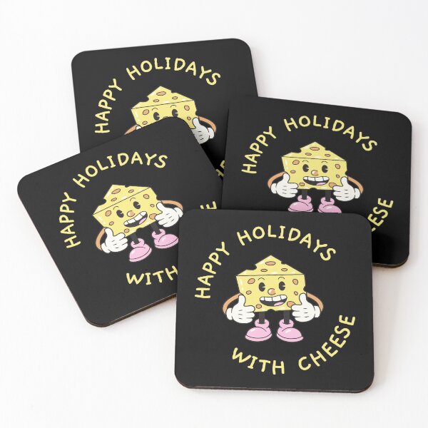Item preview, Happy Holidays With Cheese designed and sold by Lounaadam.