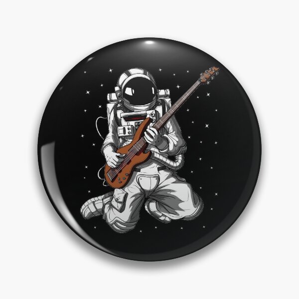 Item preview, Space Astronaut Bass Guitarist designed and sold by underheaven.