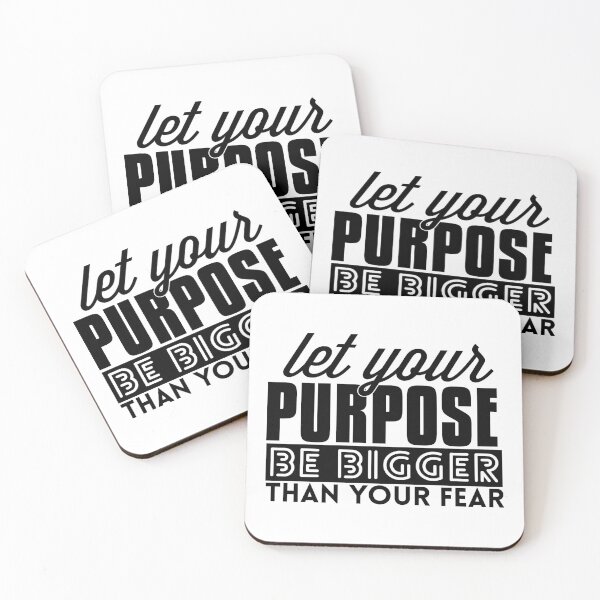 Item preview, Let Your Purpose Be Bigger Than Your Fear designed and sold by OnPurposeMarket.
