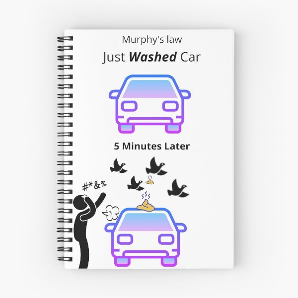 Item preview, Murphy's law Just Just Washed Car designed and sold by MuscleCarTs.