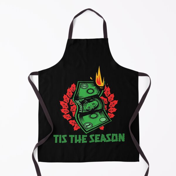 Item preview, Tis The Season Burning Money with Wreath Christmas Consumer designed and sold by RKSDesigns.