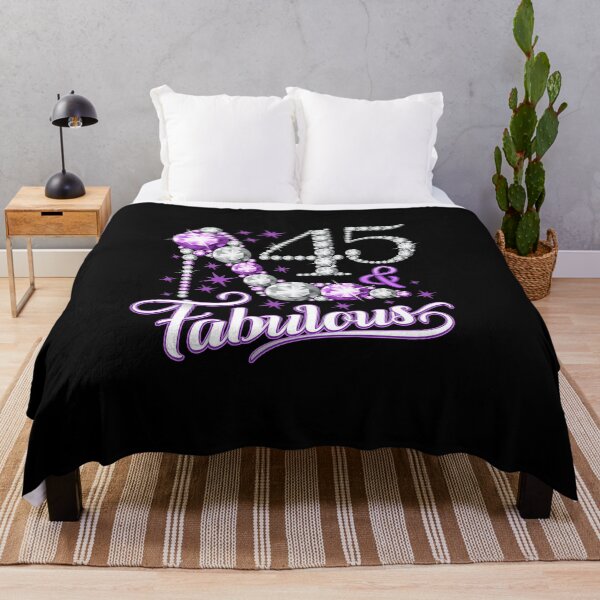 Item preview, 45th Birthday. 45 & Fabulous lady’s  designed and sold by iclipart.
