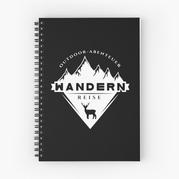 Item preview, Outdoor adventure | Hiking trip | German hiking | black hiking t-shirt designed and sold by Ainbowz-Artwork.