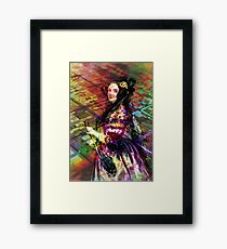 Ada Lovelace - Rainbow of Microchips Framed Print