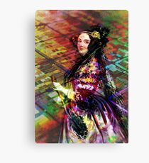 Ada Lovelace - Rainbow of Microchips Canvas Print