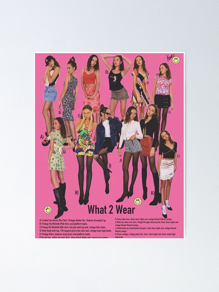 Y2k 2000s fashion magazine aesthetic | Poster