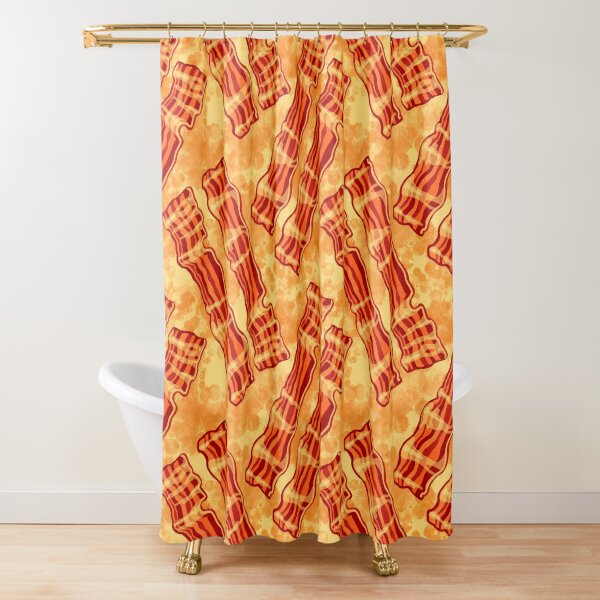 Bacon Bacon Bacon Shower Curtain