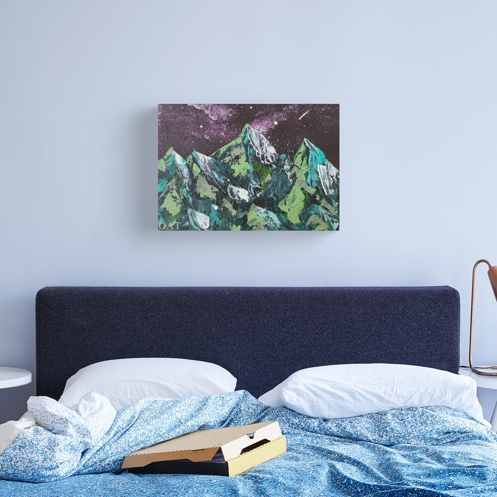 Emerald Mountains Canvas Print