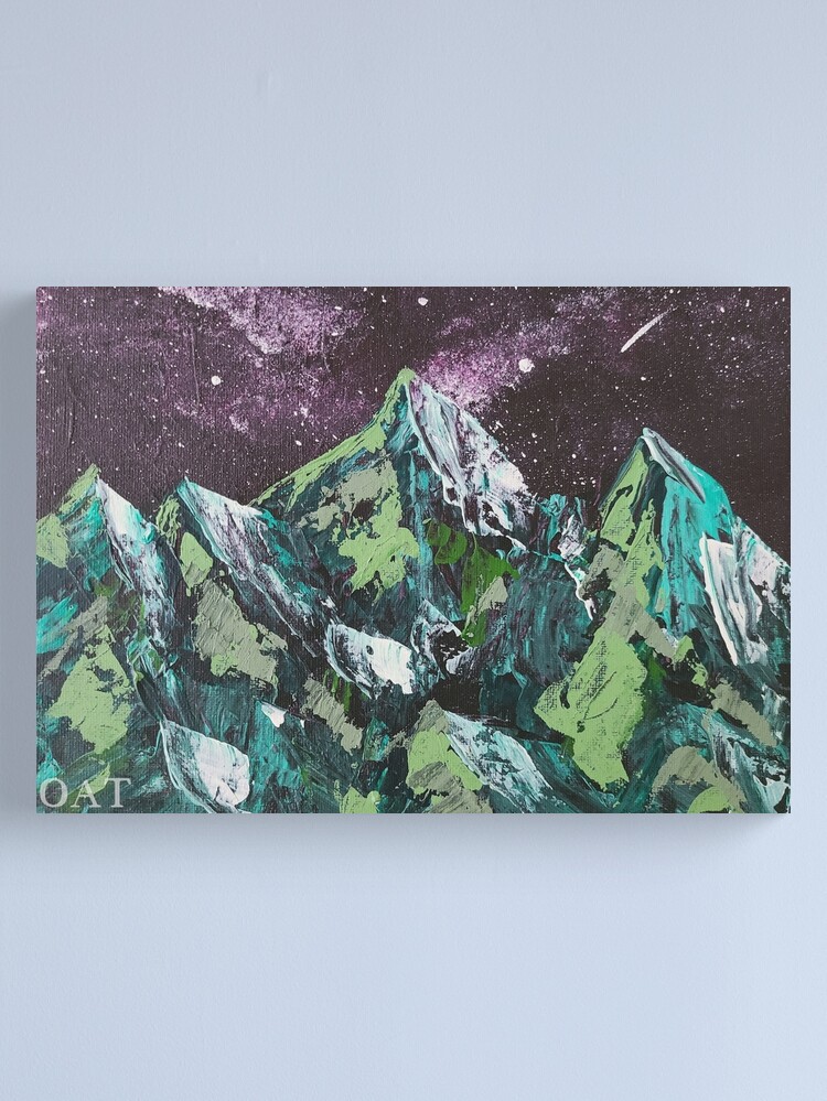Alternate view of Emerald Mountains Canvas Print