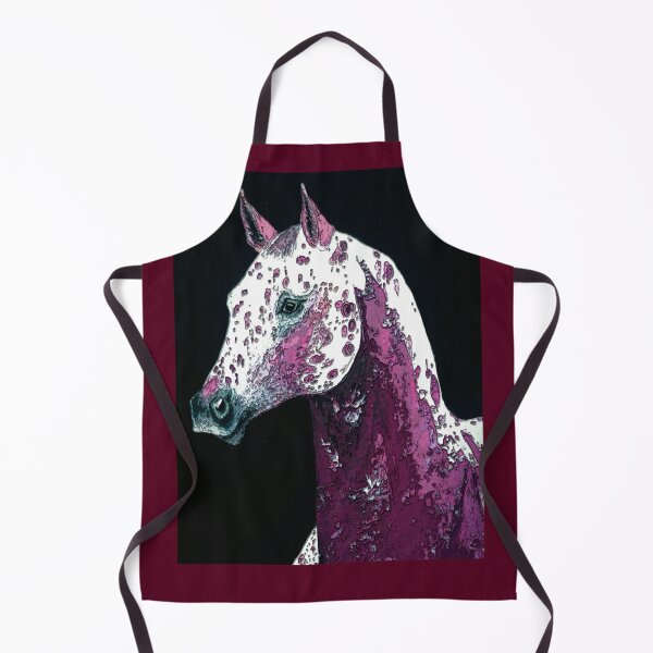 Item preview,  Pink Appaloosa horse portrait designed and sold by horseaddicted.