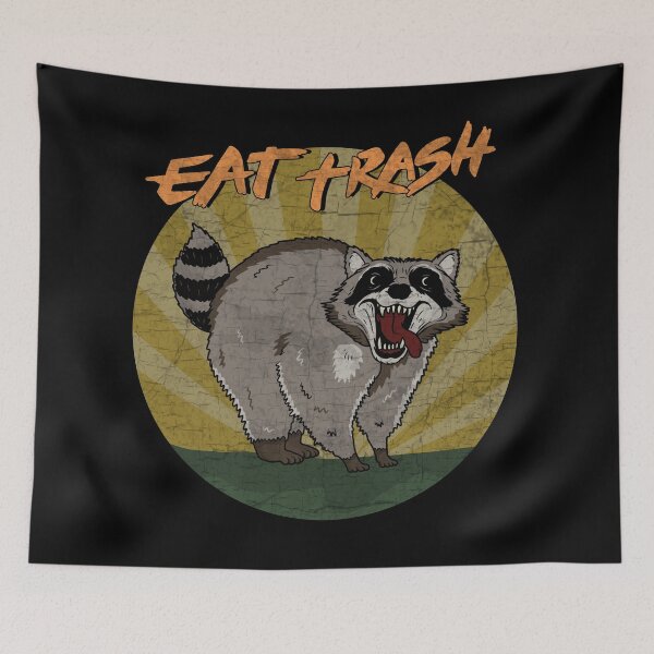 Item preview, Raccoon -  Eat trash designed and sold by ValentinaHramov.