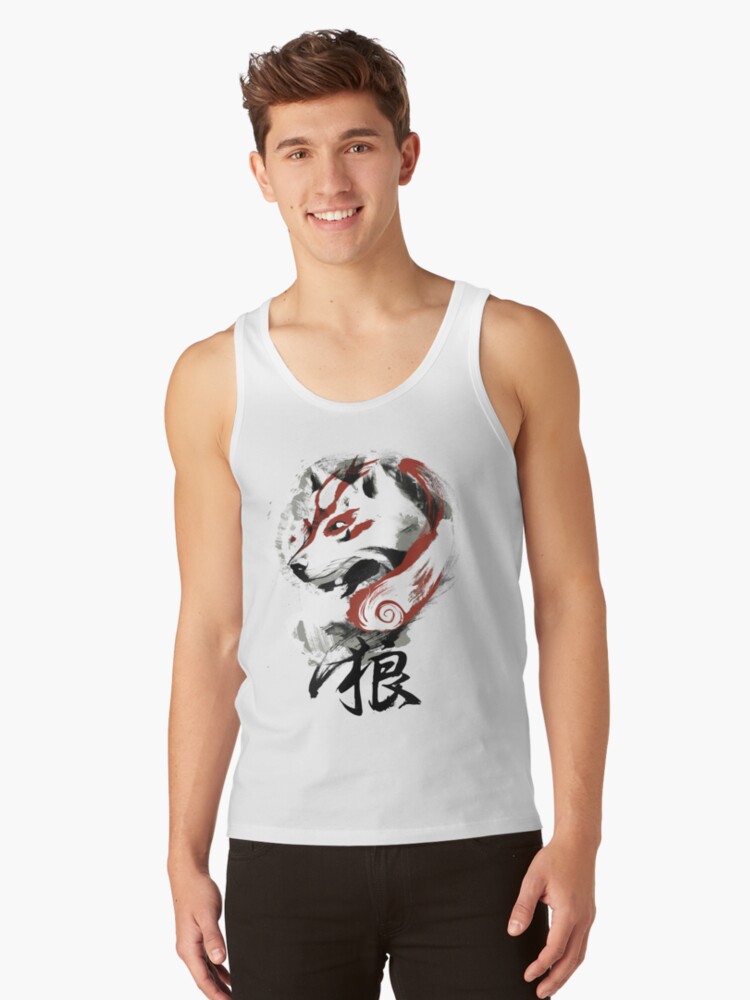 Thumbnail 1 of 3, Tank Top, Wolf designed and sold by jimiyo.