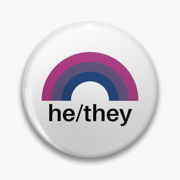 Item preview, He/They Pronouns Bisexual designed and sold by lavenderhearts.
