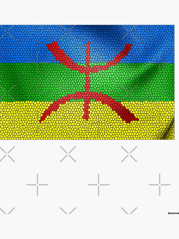 "Amazigh Flag" Sticker for Sale by Iby22 Redbubble