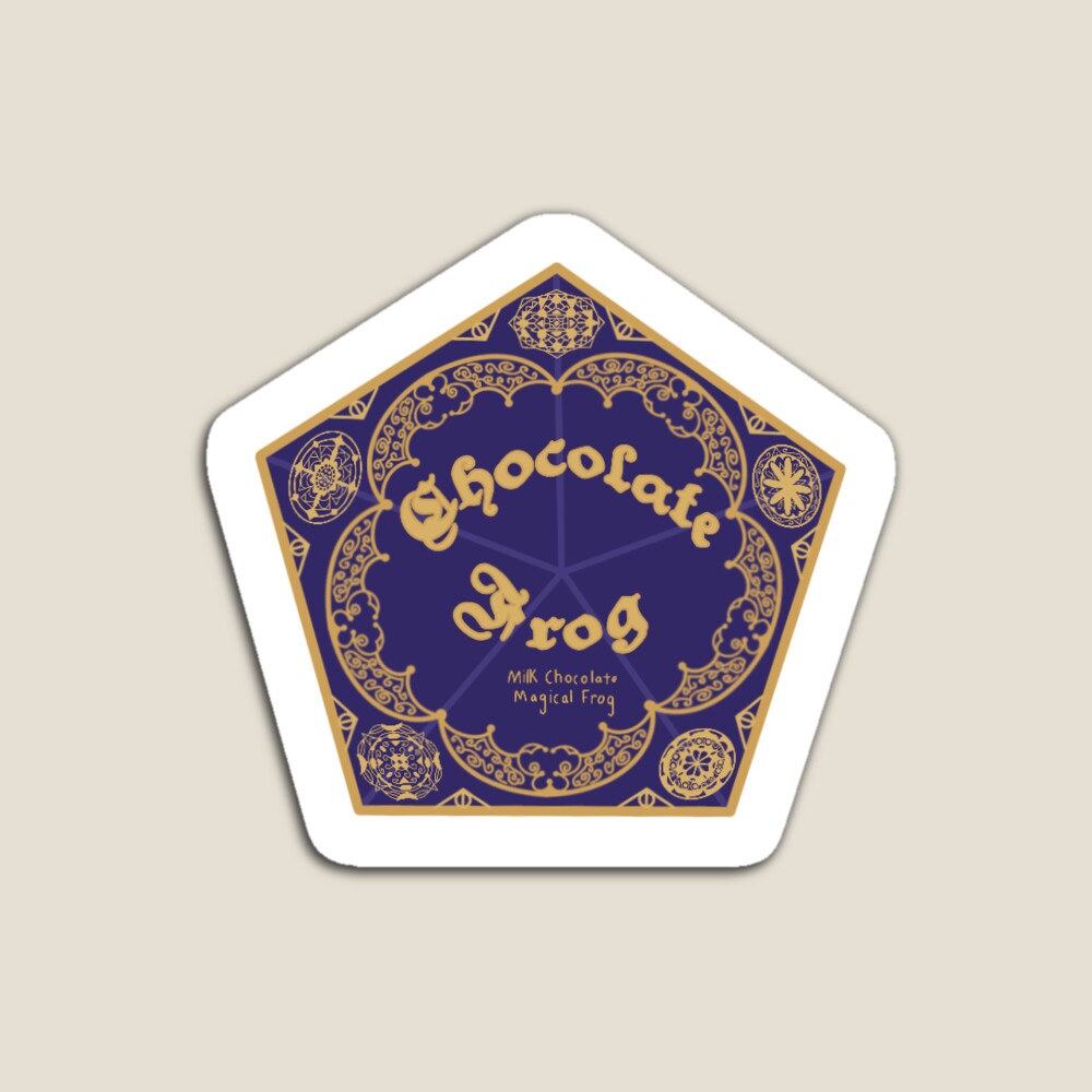 chocolate-frog-box-sticker-for-sale-by-mallorypquinn-redbubble for Free Printable Chocolate Frog Box Chocolate Frog Box