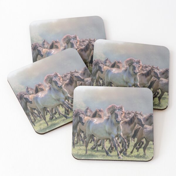 Item preview, A herd of wild horses designed and sold by boegau-photo.
