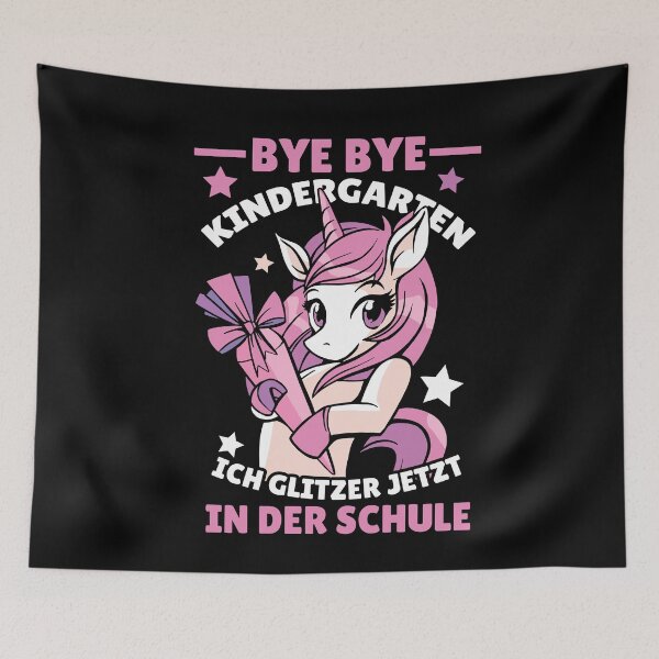 Item preview, Kindergarten Einhorn Einhörner Schule designed and sold by JonasDesign.