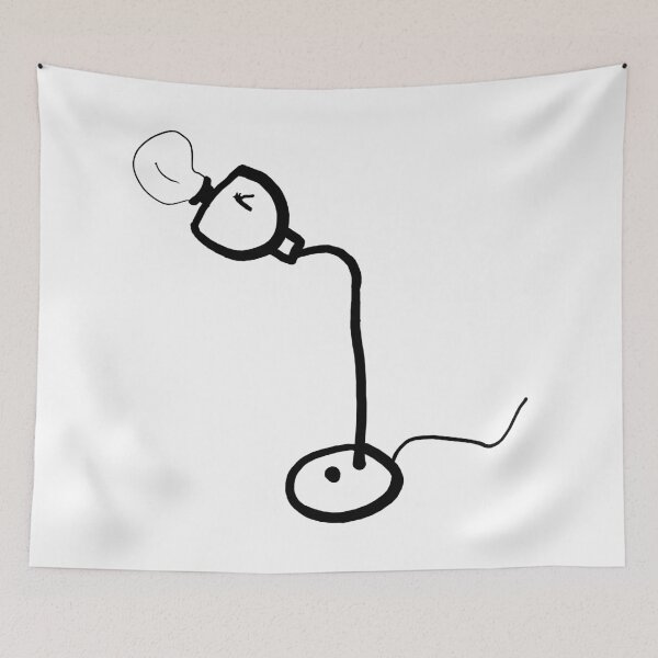 Item preview, Chillin Lamp Blows Bubble with Bubblegum designed and sold by Gabriela Nicolae.