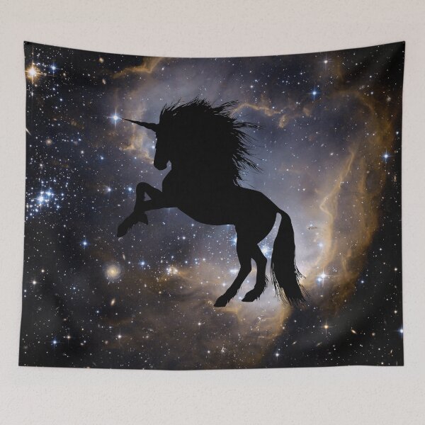 Item preview, Magical but Stabby Black Unicorn Universe designed and sold by BohoMoon.