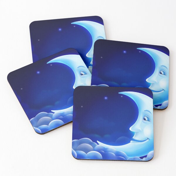 Item preview, humorous illustration of the crescent time of the moon designed and sold by 42youbest.