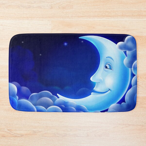 Item preview, humorous illustration of the crescent time of the moon designed and sold by 42youbest.