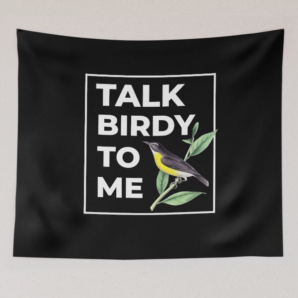 Item preview, Talk Birdy To Me -  Funny Bird Watching  designed and sold by silverhexagon.