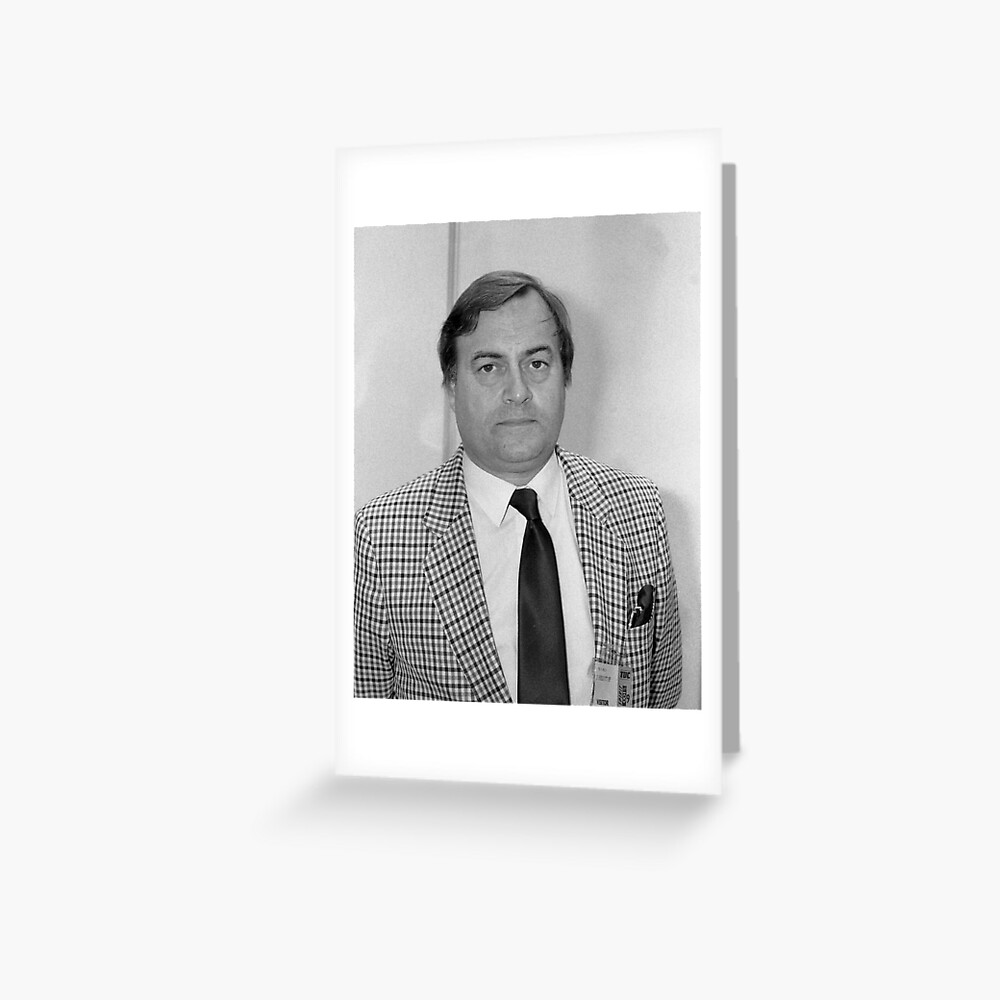 John Prescott Politician Greeting Card By Davidfowler Redbubble