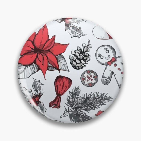 Artikelvorschau, Weihnachtsrotes Musterdesign entworfen und verkauft von Mushrankhan.