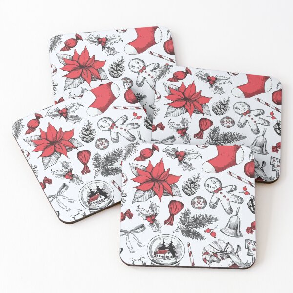 Item preview, Christmas Red Pattern Design designed and sold by Mushrankhan.