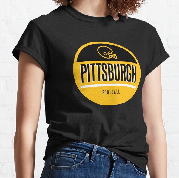 Black and White Steeler Logo Pittsburgh Steelers Classic T-Shirt | Redbubble