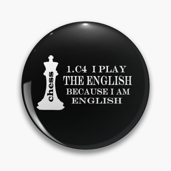 Item preview, CHESS I PLAY THE ENGLISH designed and sold by onemoormove.
