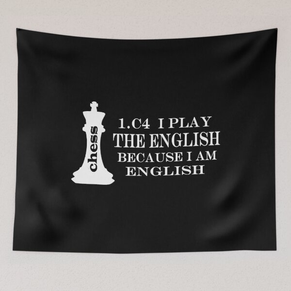 Item preview, CHESS I PLAY THE ENGLISH designed and sold by onemoormove.