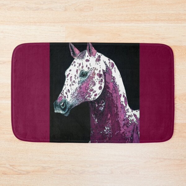 Item preview,  Pink Appaloosa horse portrait designed and sold by horseaddicted.