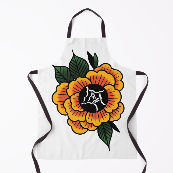 Aperçu de l'œuvre Fleur d'or créée et vendue par kreidtattoo.
