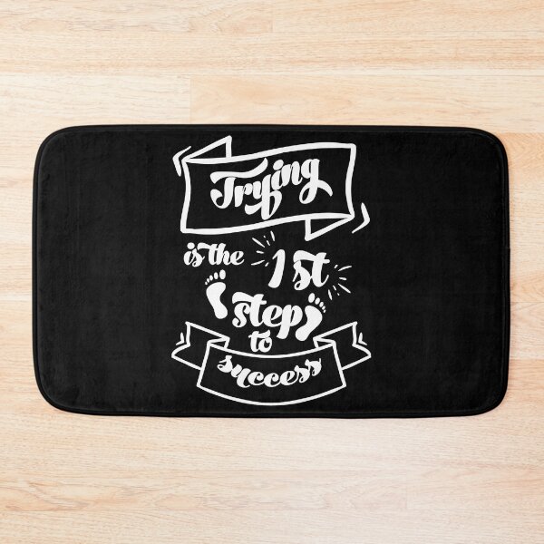 Item preview, Trying Is The First Step To Success Lettering designed and sold by OmmeDesigns.